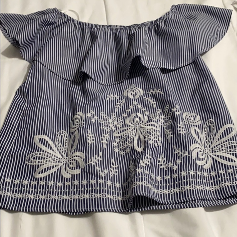 Off the shoulder blouse